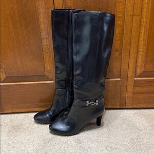 Bandolino Lamari High Heeled Black Boots 7M